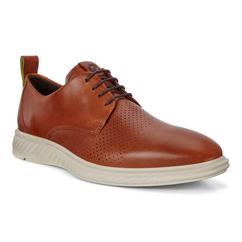 Men Business Ecco St.1 Hybrid Lite - Derby Brown - India NFRTZW065